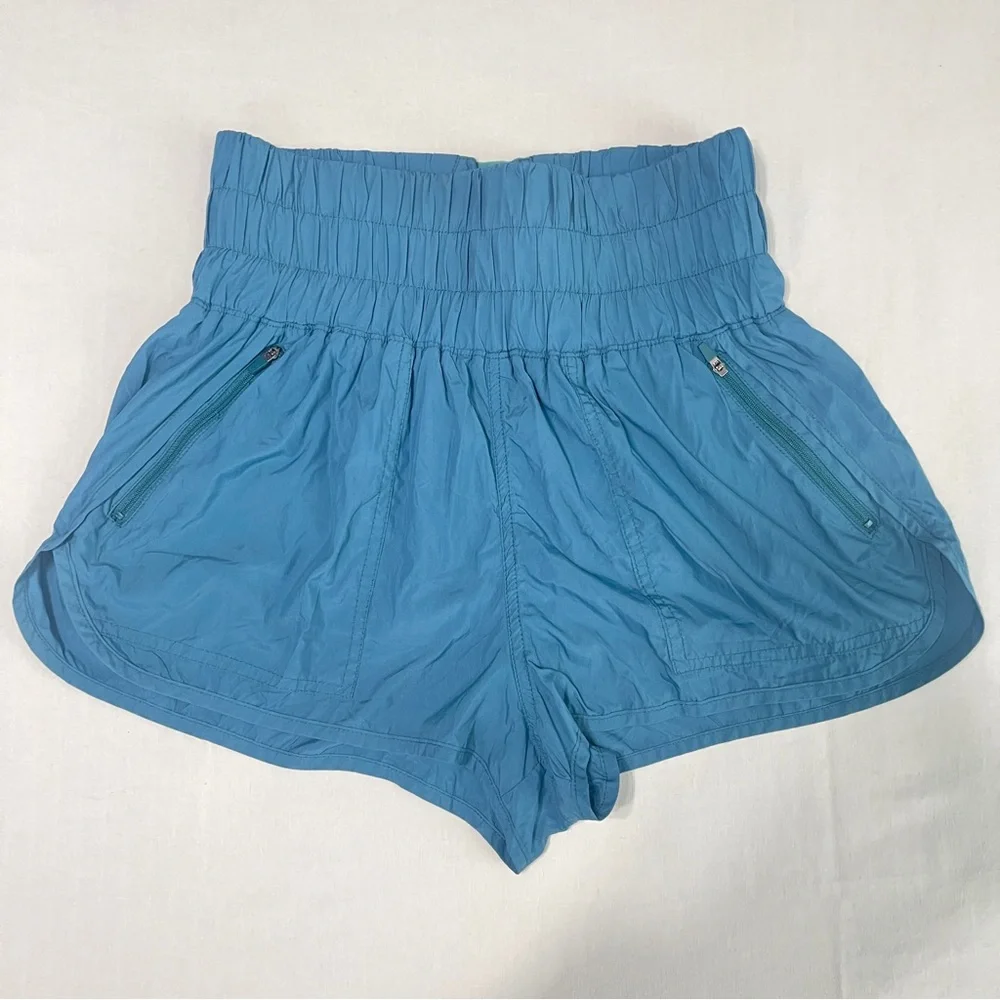 FP Movement Running Shorts Stargazer Teal High Rise size Large